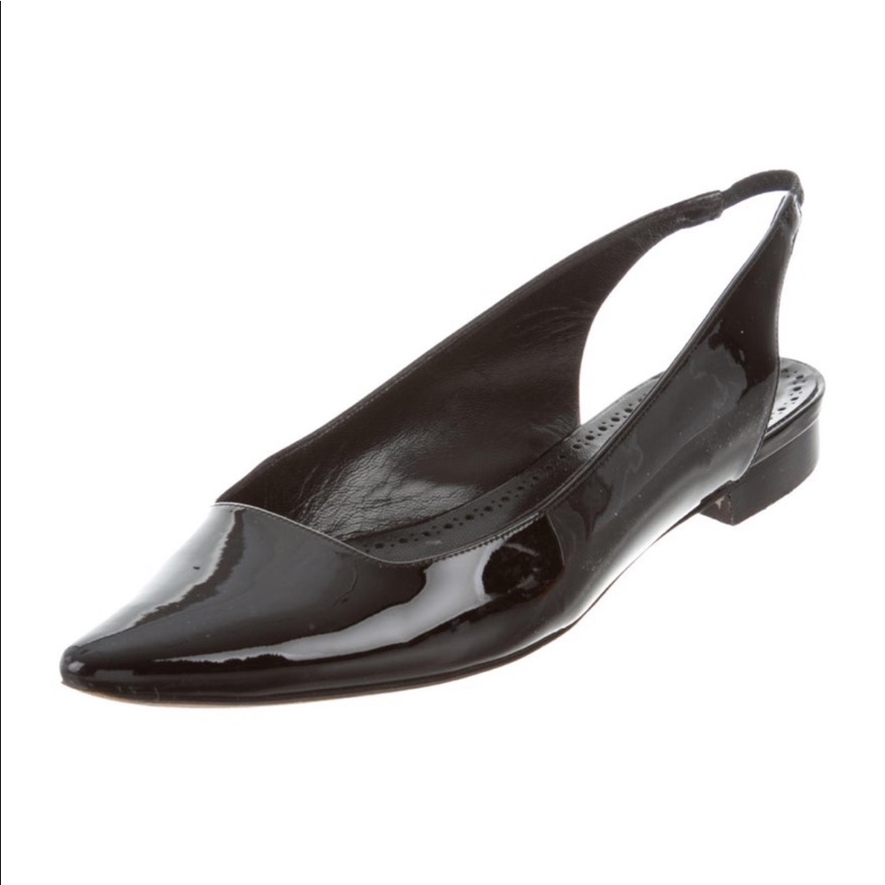 Authentic patent leather Manolo Blahnik flats